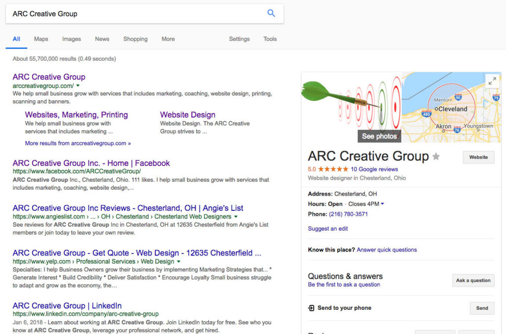 Digital Presence - ARC Creative Group